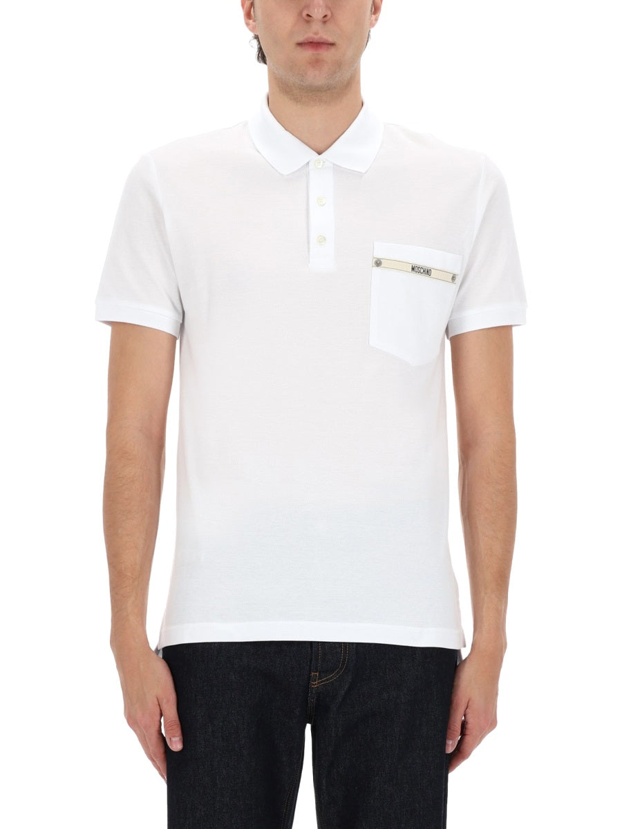 Moschino Polo - White | 828ec79619c17f0a26b404d8fd592f4e07c1251f