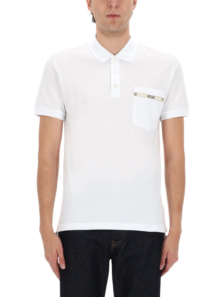 Moschino Polo - White | 828ec79619c17f0a26b404d8fd592f4e07c1251f