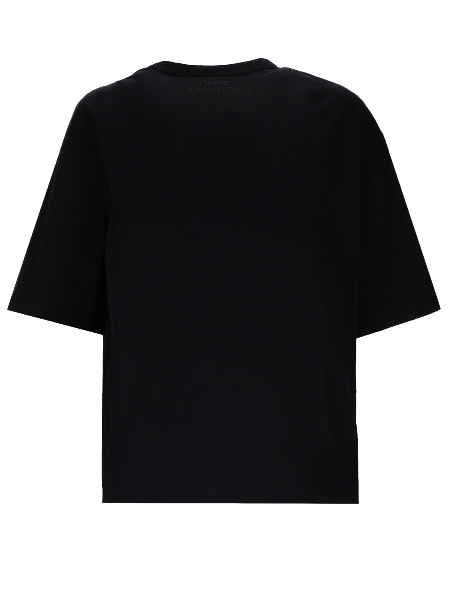 Studio Nicholson T shirt - Black | 800d68847a071be6afbd4dd7c35e3bfbbb1db7cd