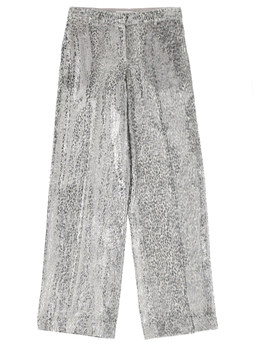 Stella Mccartney Pantaloni - Silver | 44a830fd6a2dce8e197aed007d4f0ef817bdb42b