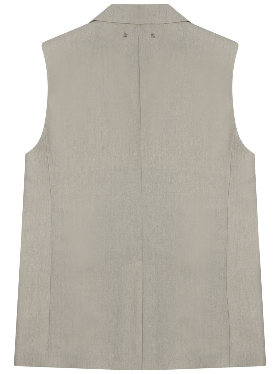Golden Goose Gilet - Beige | bfac48980b2a3d37b7760dcb2333a76141752c34
