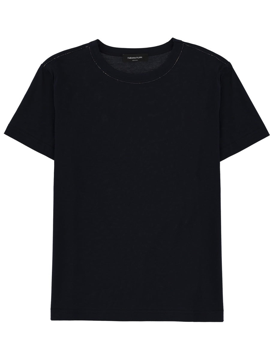 Fabiana Filippi T shirt - Blue | 1f7673ad54d56eff702bb292159bd4a71db28afc