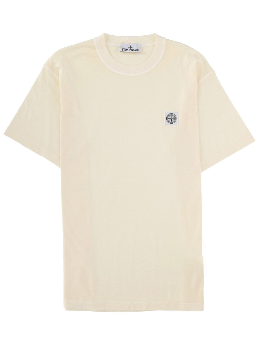 Stone Island T shirt - Ivory | 88a44835720d84a36617fda287373b3cc3d2141d