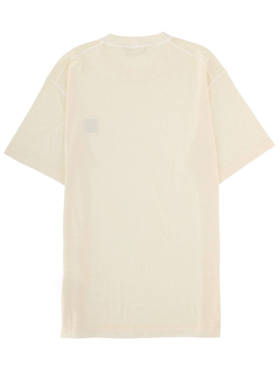 Stone Island T shirt - Ivory | 0d5ce53fda2752d1d5a1a4b6c16ba080e10fcf59