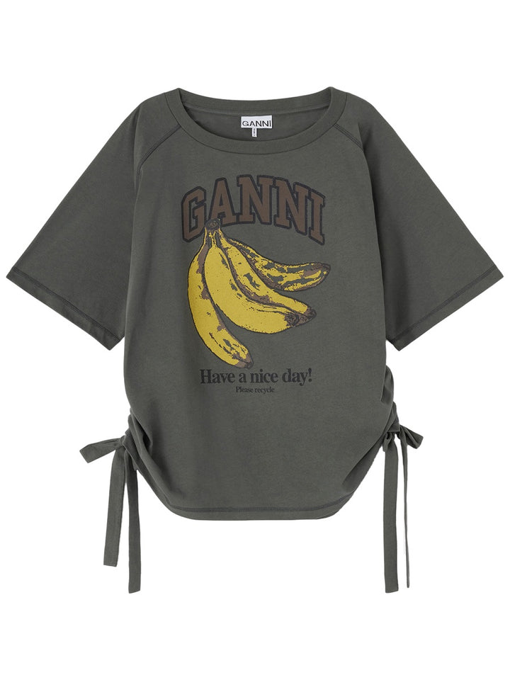 Ganni T shirt - Charcoal | 64273d9050a419a3d6bd3643a5c35f389732f554