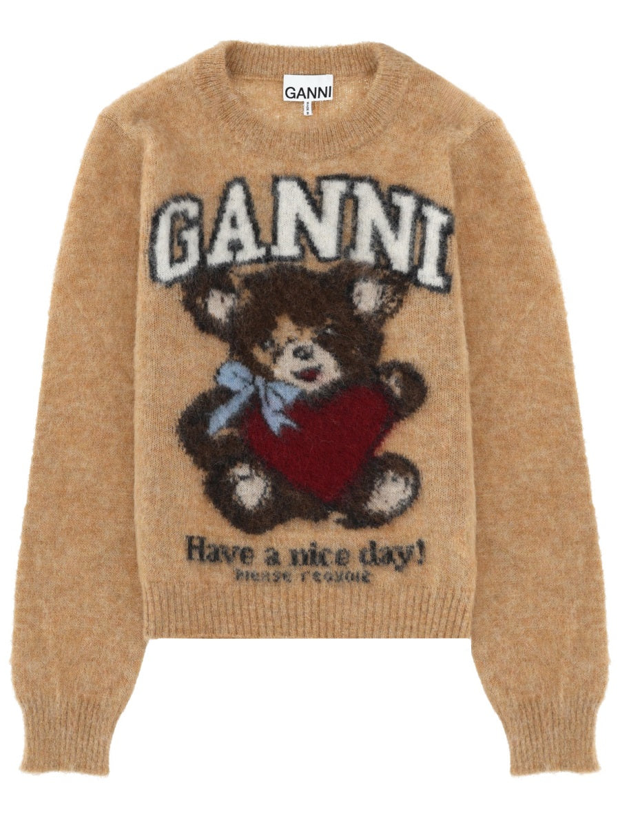 Ganni Maglioni - Beige | d5081545c75e8582b61e1d1d9cc54748e6369b4e