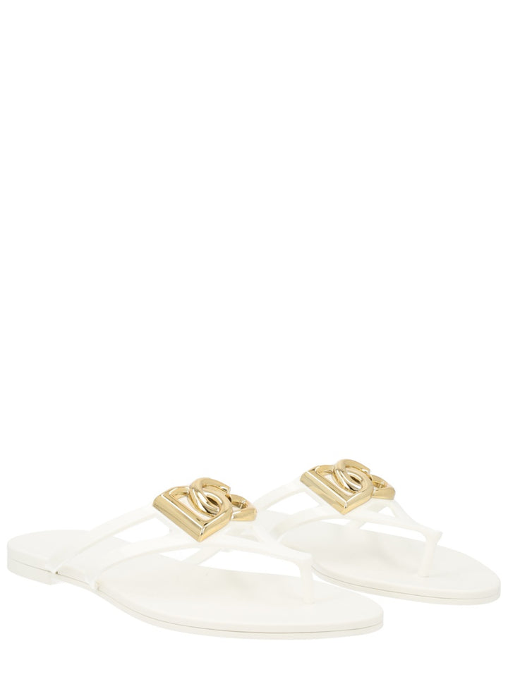 Dolce & Gabbana Sandali - White | 929f9e4f25dc3cc7f7abcd10d339a316d5d12f52
