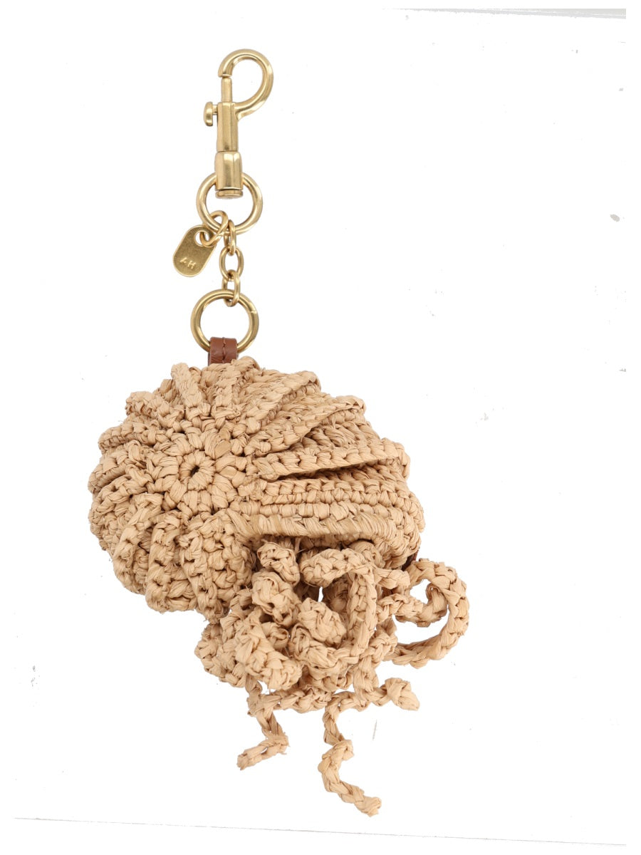 Anya Hindmarch Portachiavi - Beige | ad7eca49779406abd6ffc3b432eb89f2178696be