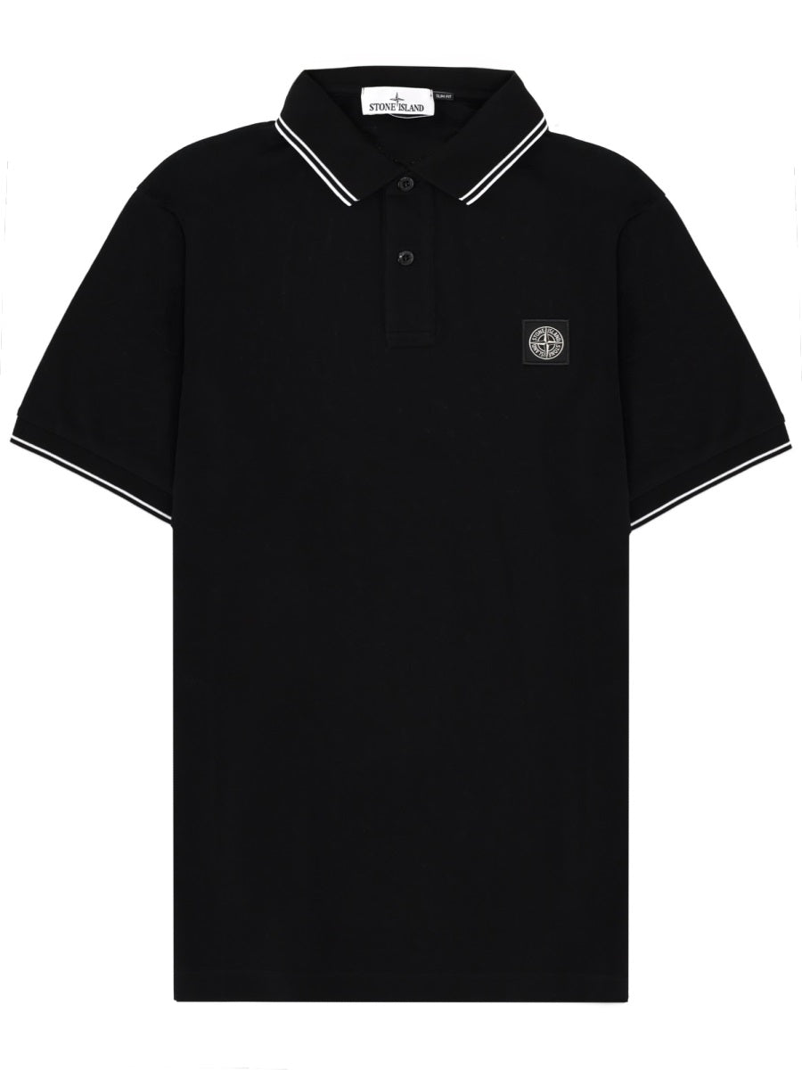 Stone Island Polo - Black | 2deb5210c2a8b5a7b3455f9fa4afe1b0bbb4f230