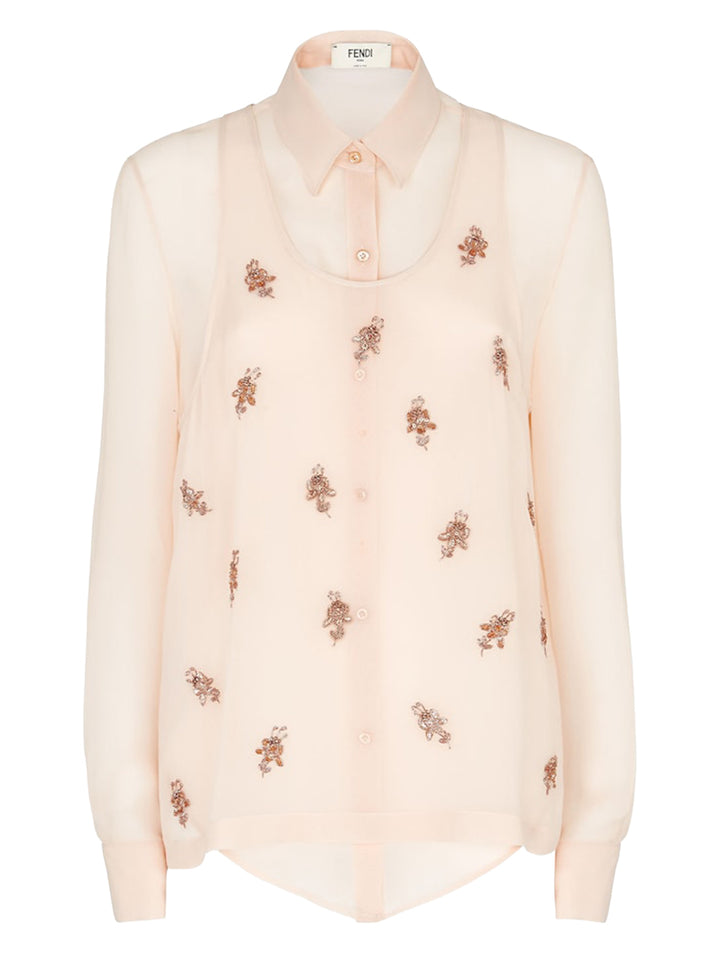 Fendi Top - Pink & Purple | d3636fbb1ca9da009de68402bba29d7211cbe65b