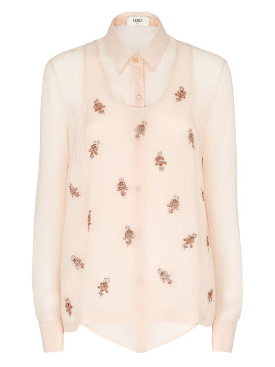 Top Georgette In Seta