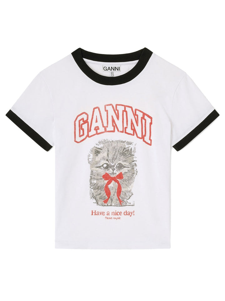 Ganni T shirt - White | def18bb892fb6bb7f041d2f1b6828bd96f4896eb