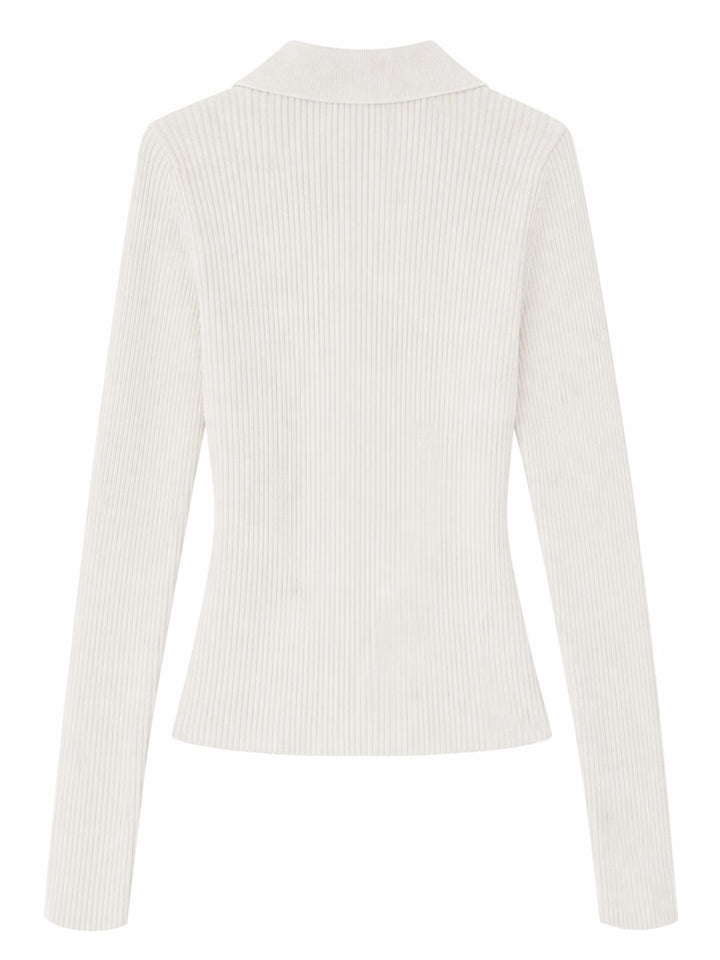 Ganni Maglioni - Ivory | d528ce65f2355f04336ceb76fc6443a0712f79ea