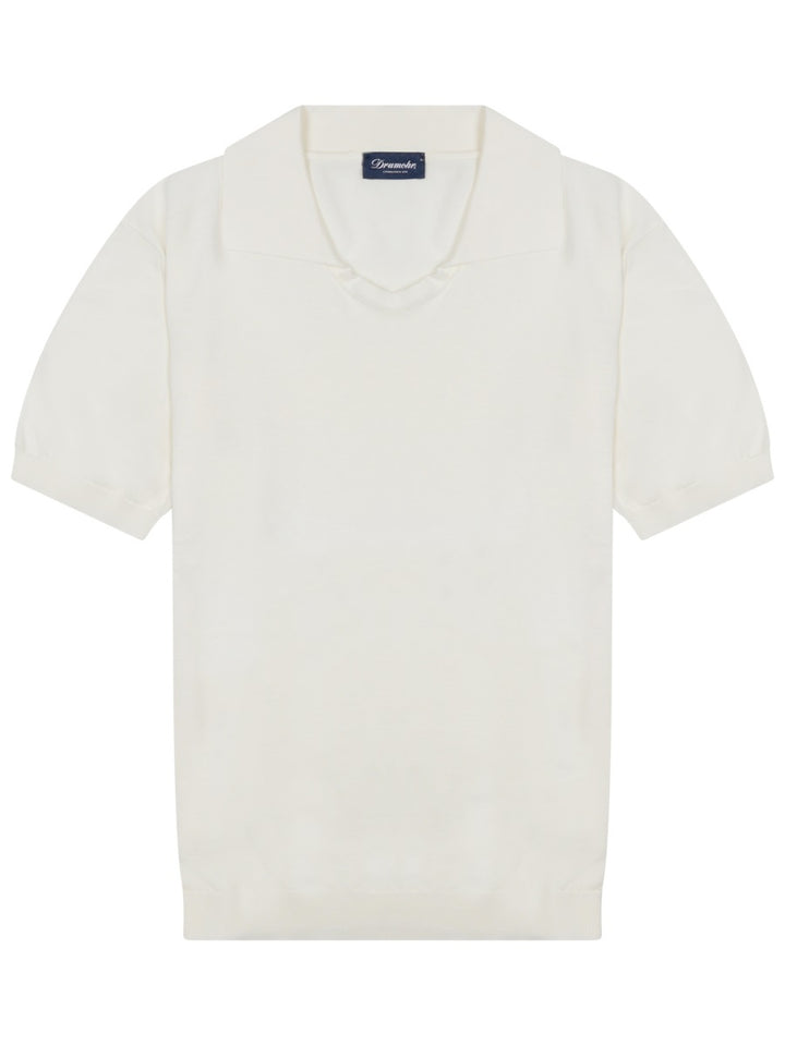 Drumohr Polo - White | 5b58deb519da4722127a8b4bf7906f3fb941b371