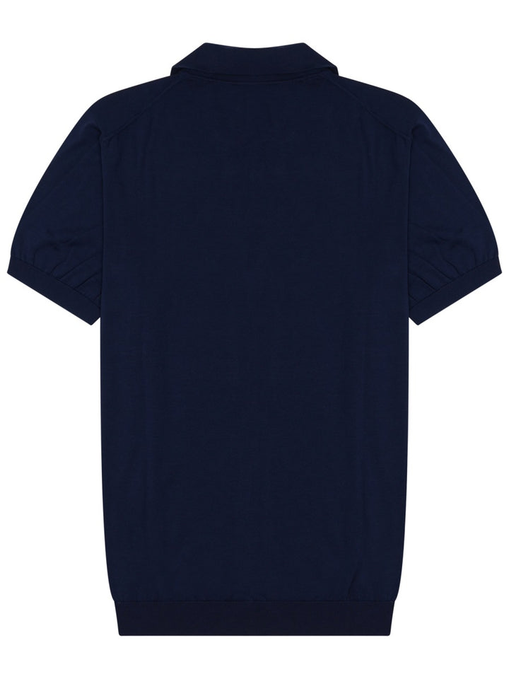 Drumohr Polo - Blue | 1fbf8efb74669a2ca20975e5525ae229c7351b43