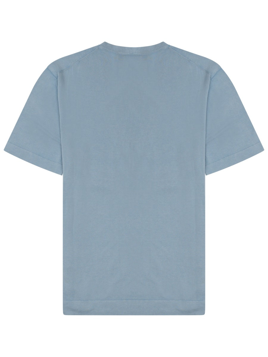 Drumohr T shirt - Azure | 50e268bf9e09ff71a23951aef741515ef24422ee