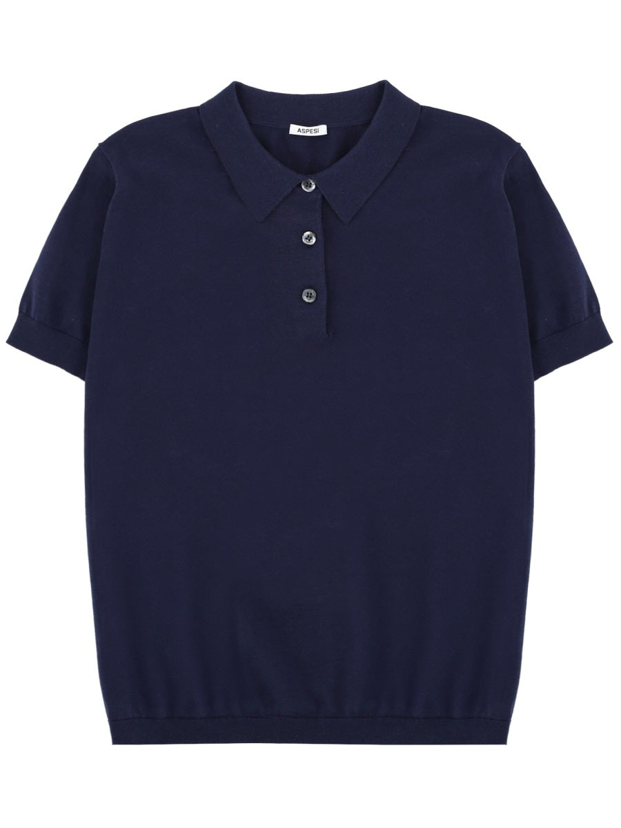 Aspesi Polo - Blue | 2646f8a19748f7d39de6463a786b2fb45163bac8