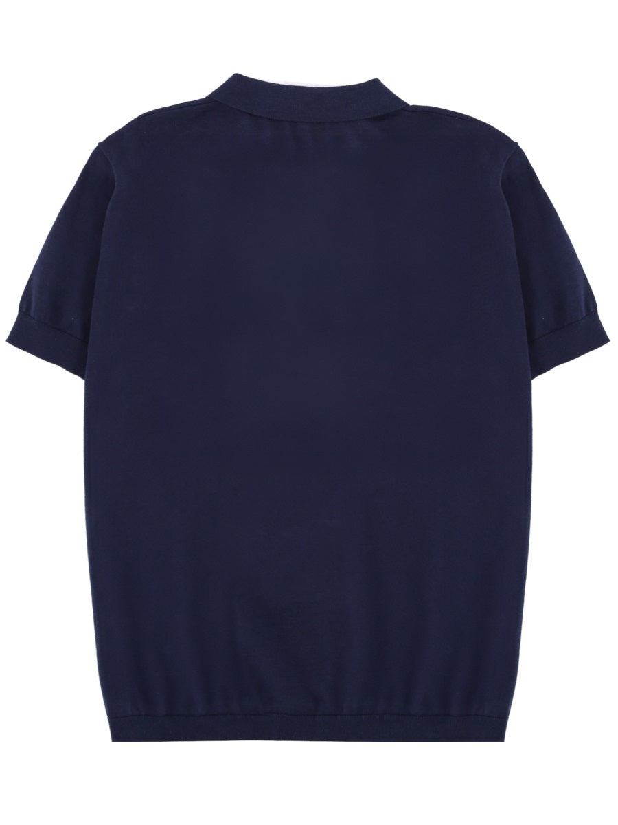 Aspesi Polo - Blue | 39feda8b680152e7c50a68c93e2aa954365534ef
