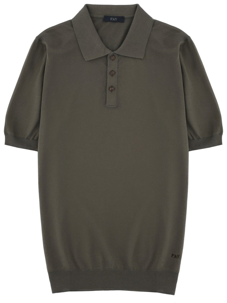 Fay Polo - Military Green | 4a1adafa8adfa73384b2cf964742618996351973