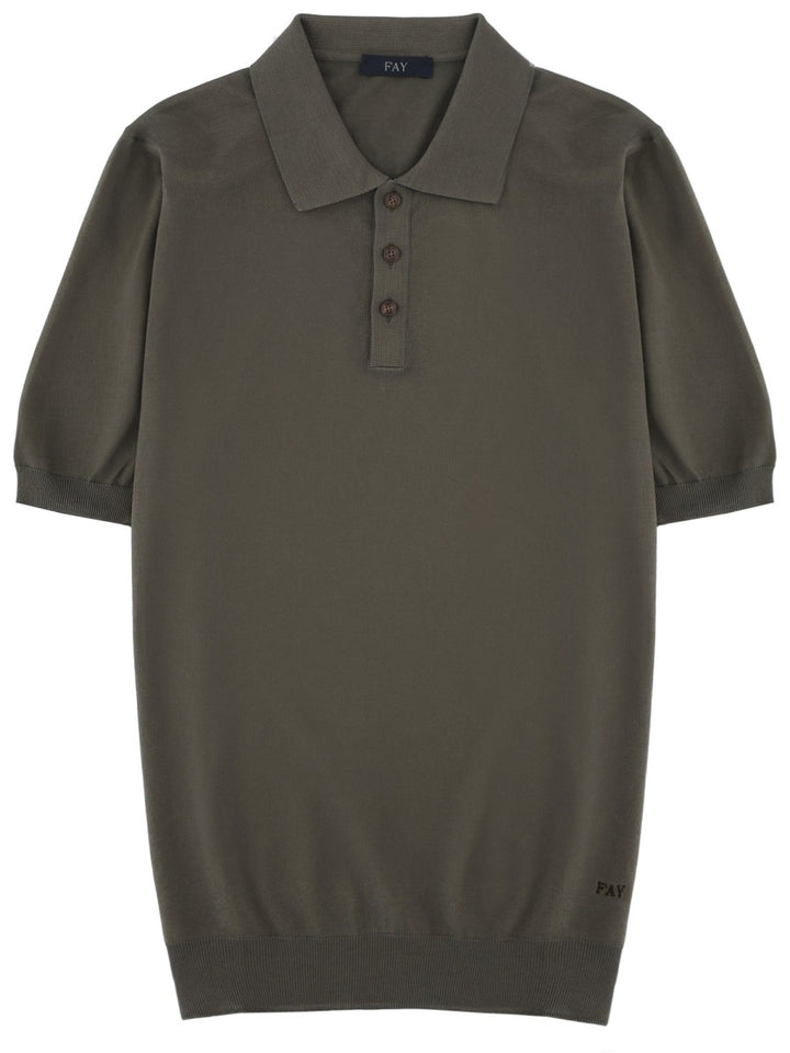 Fay Polo - Military Green | 4a1adafa8adfa73384b2cf964742618996351973