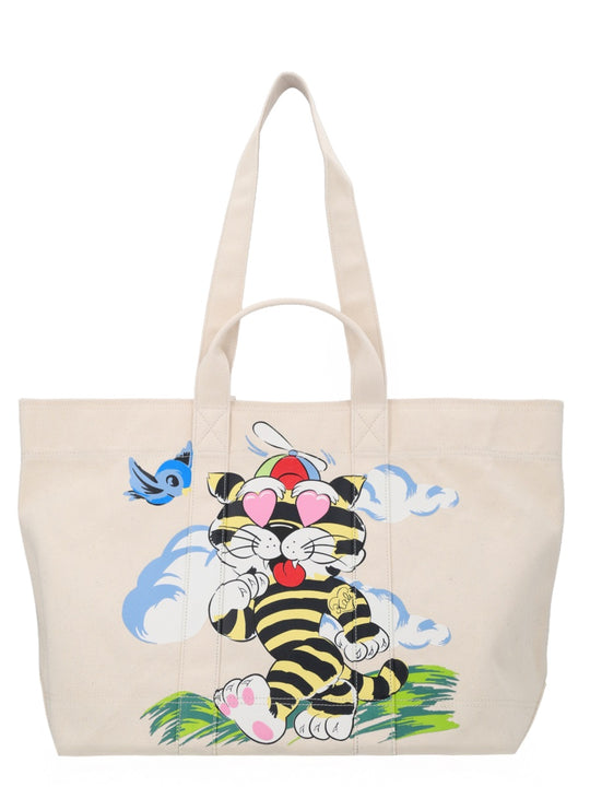 Kenzo Cartoon Tote Bag Large