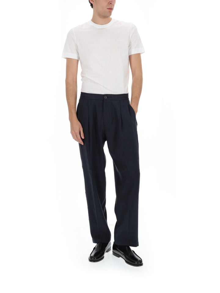 Herno Pantaloni - Blue | 185b06fb6a75d5f95e99f3ad1629a3adea946218