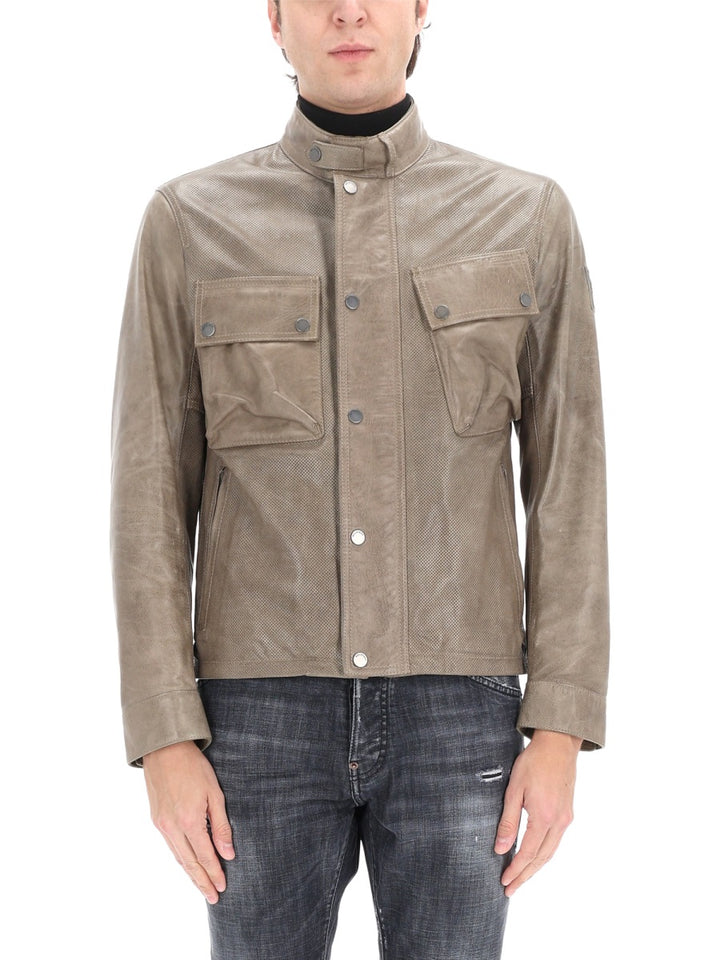 Belstaff Capi in Pelle - Beige | 4177fc666f47f24b70e55de00b574c857901ebb3