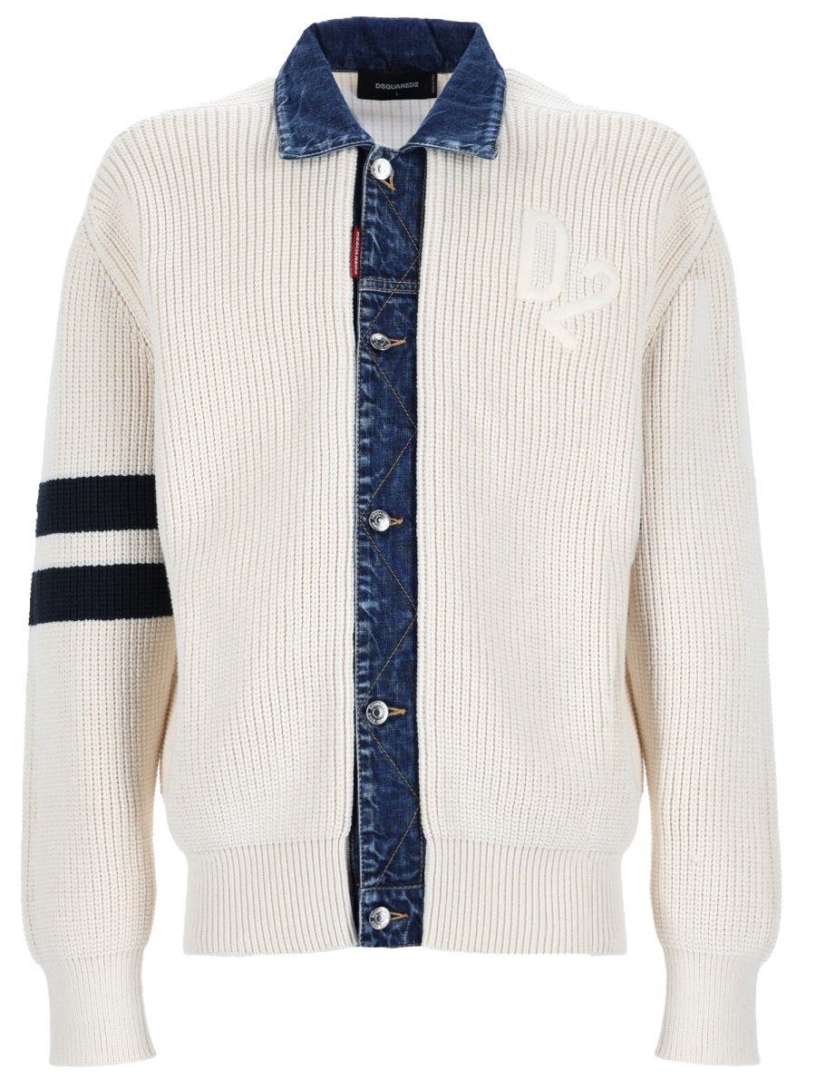 Dsquared2 Maglioni - White | b4a6bd16853aded2433e67d9d16a22105cff50cd