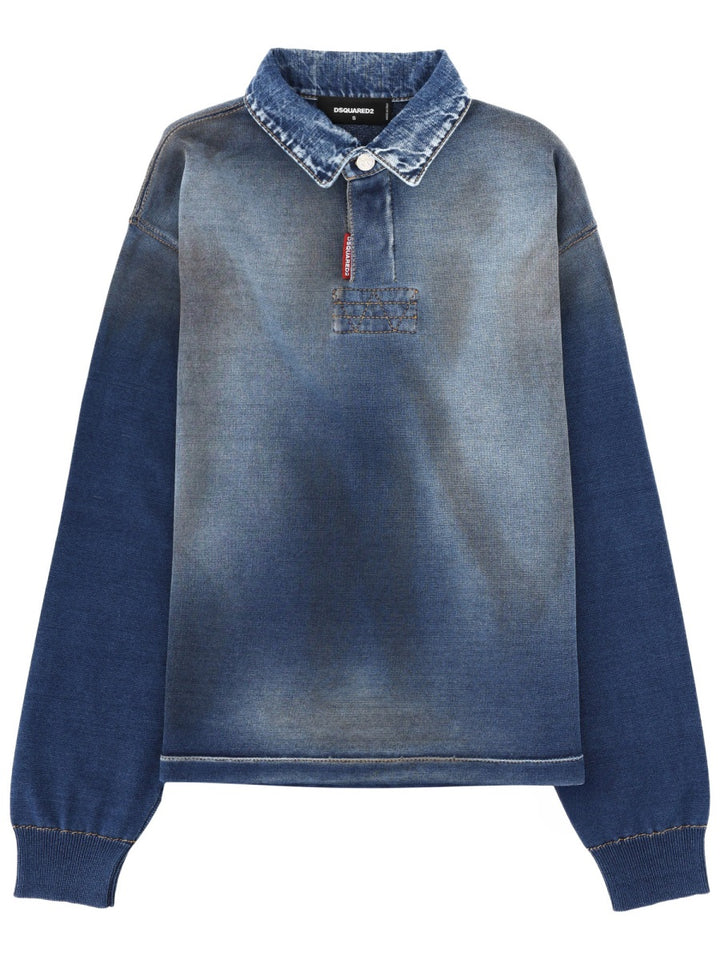 Dsquared2 Polo - Blue | d5bcadba9e128bc616bb8fe61b812008eee75bc6