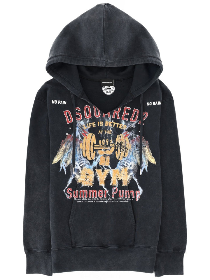 Dsquared2 Felpe - Charcoal | fca125de711f177e359c7d3a6ba8ee930970f6ad