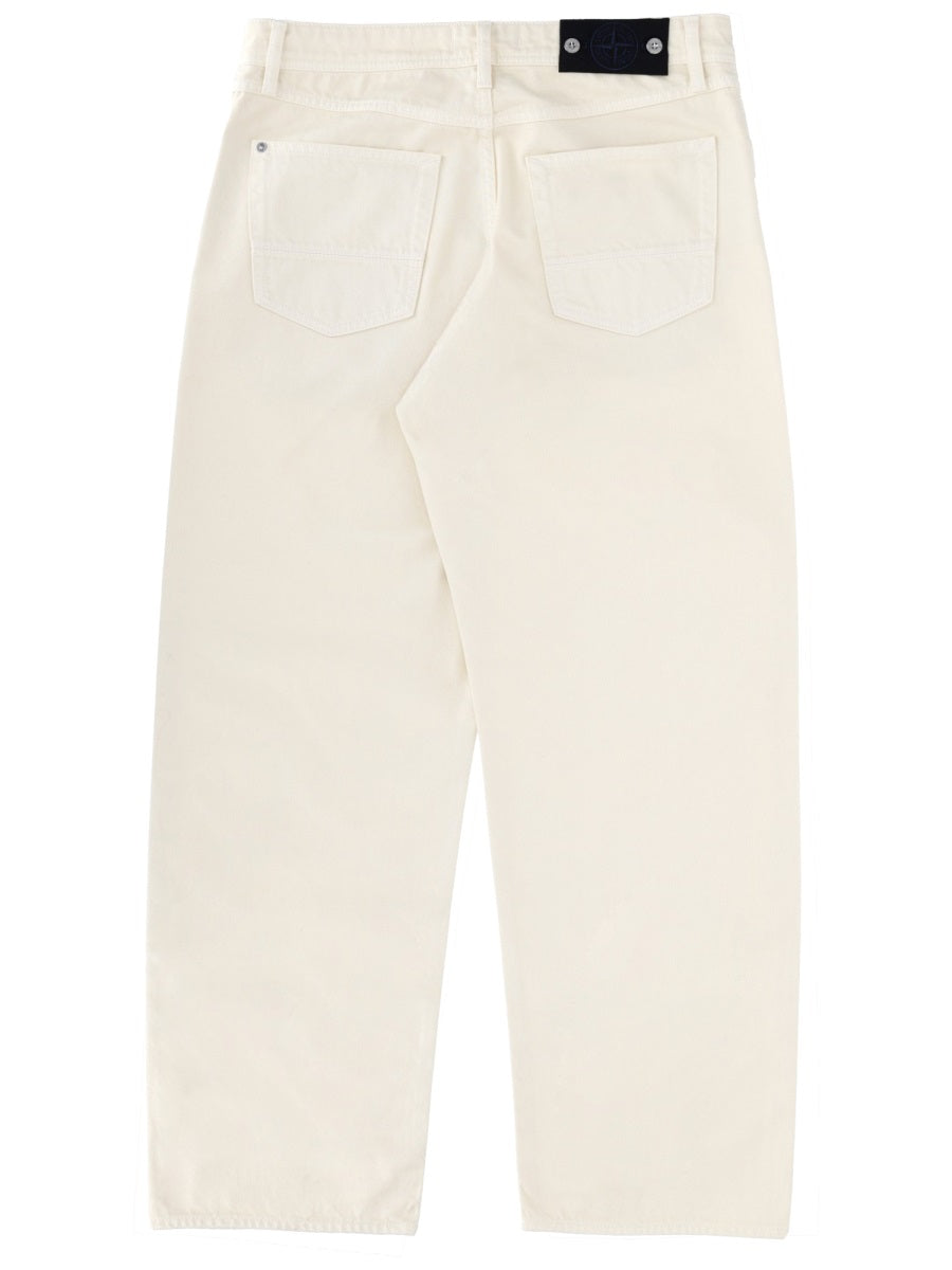 Stone Island Pantaloni - Ivory | 7bfc30543b02415a90f69a54cbc2b25e18fae864