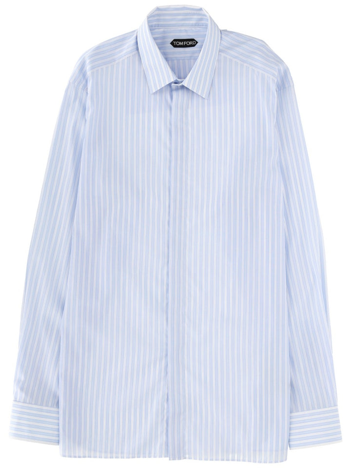 Tom Ford Camicie - Azure | 701b1f0b044f94705ecb7f8434b803e0c941b4b2
