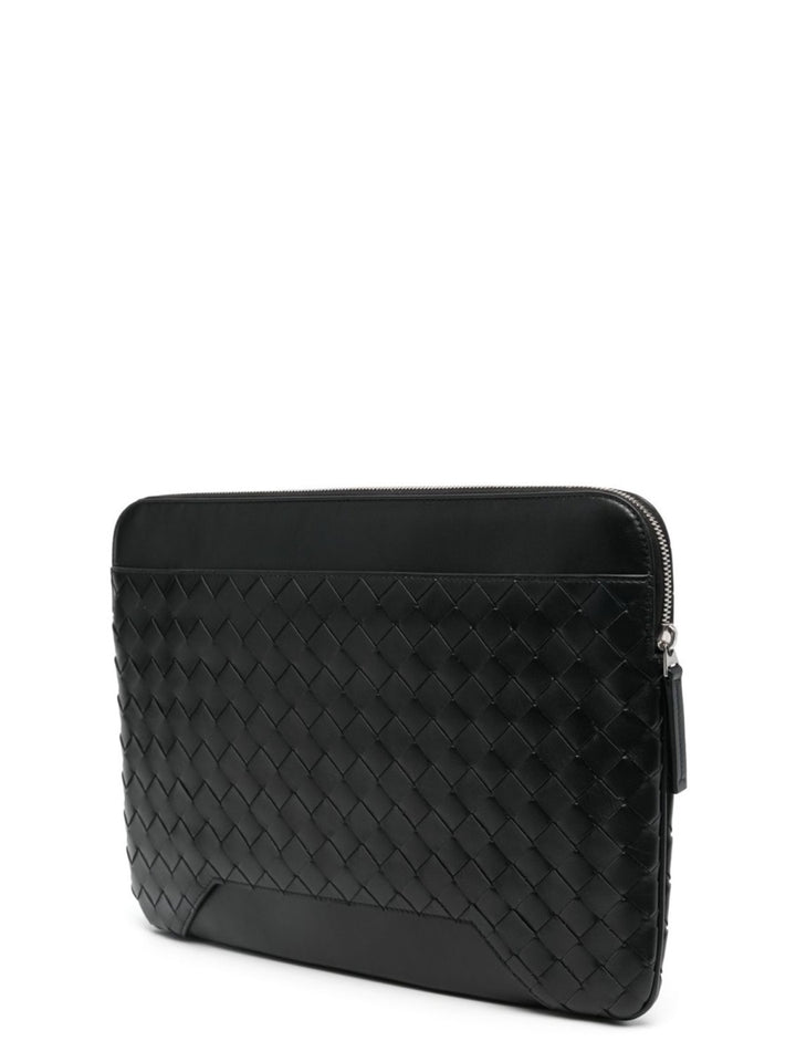 Bottega Veneta Pochette - Black | 1230c723f7f53fd9d16d9ab8f54054fb9b56fdb5