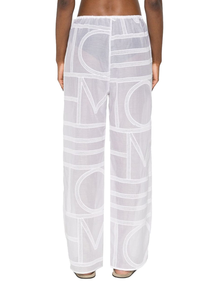 Toteme Pantaloni - White | 663bc3c57641f3860cab31de1d8f880472450830