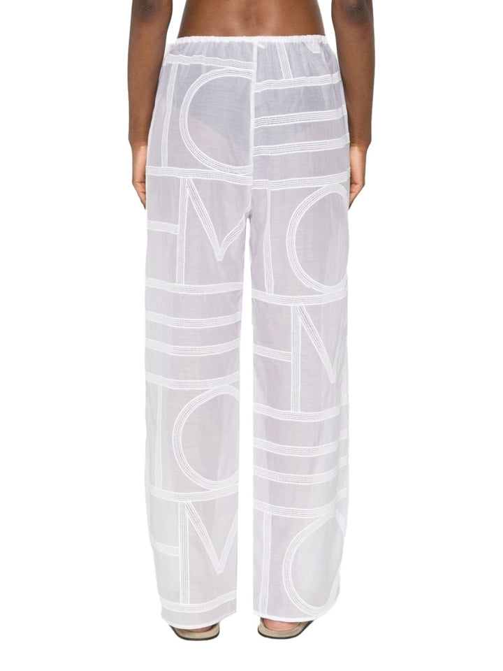 Toteme Pantaloni - White | 663bc3c57641f3860cab31de1d8f880472450830