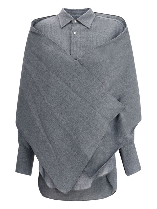 "Giorgia" Shirt With Scarf