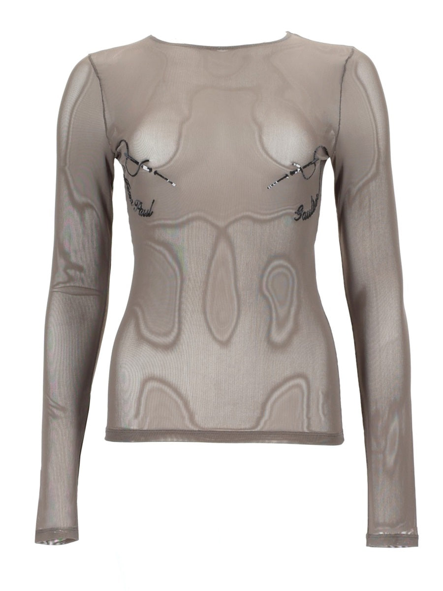 Jean Paul Gaultier Top - Dove | 6cd3776771c4f71ad27df8e0ab8d62420d805ed9
