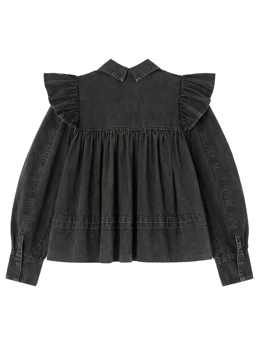 Ganni Top - Black | 16b70698874cb9be47d87b939a21ba6ac7c2f3d6