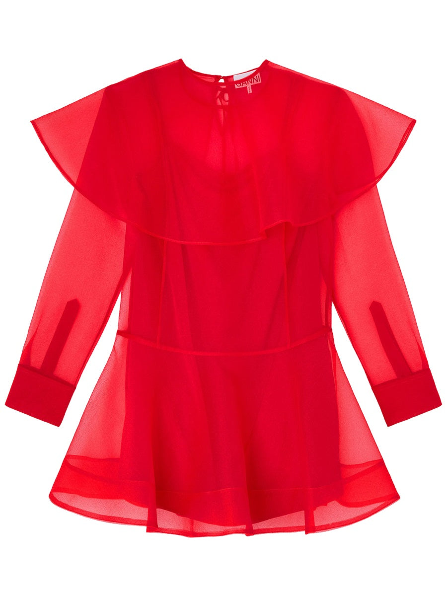 Ganni Abiti - Red | ac8634840992503a75c45870fa02df9354f200ff