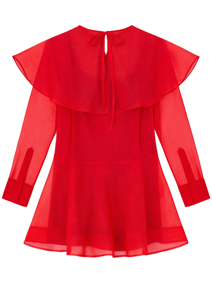 Ganni Abiti - Red | df740d87f3c95f3941a45f9ef224a025a80cbf8e