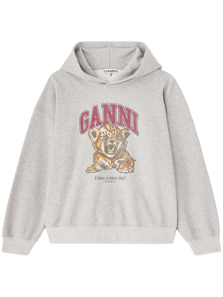 Ganni Felpe - Grey | 1f1c9a905ac3796eb88c3bd097618790ea62fbc6