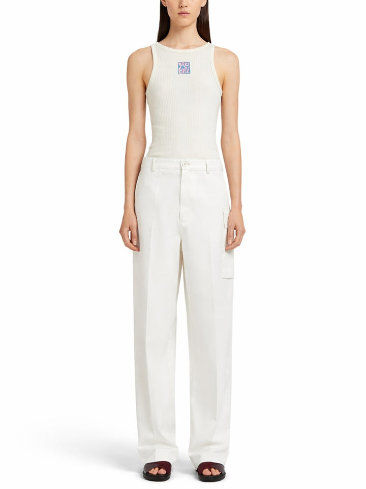 Marni Pantaloni - White | e8f32d422e3719abbe9ea588cb3ba4930d9b7ba5