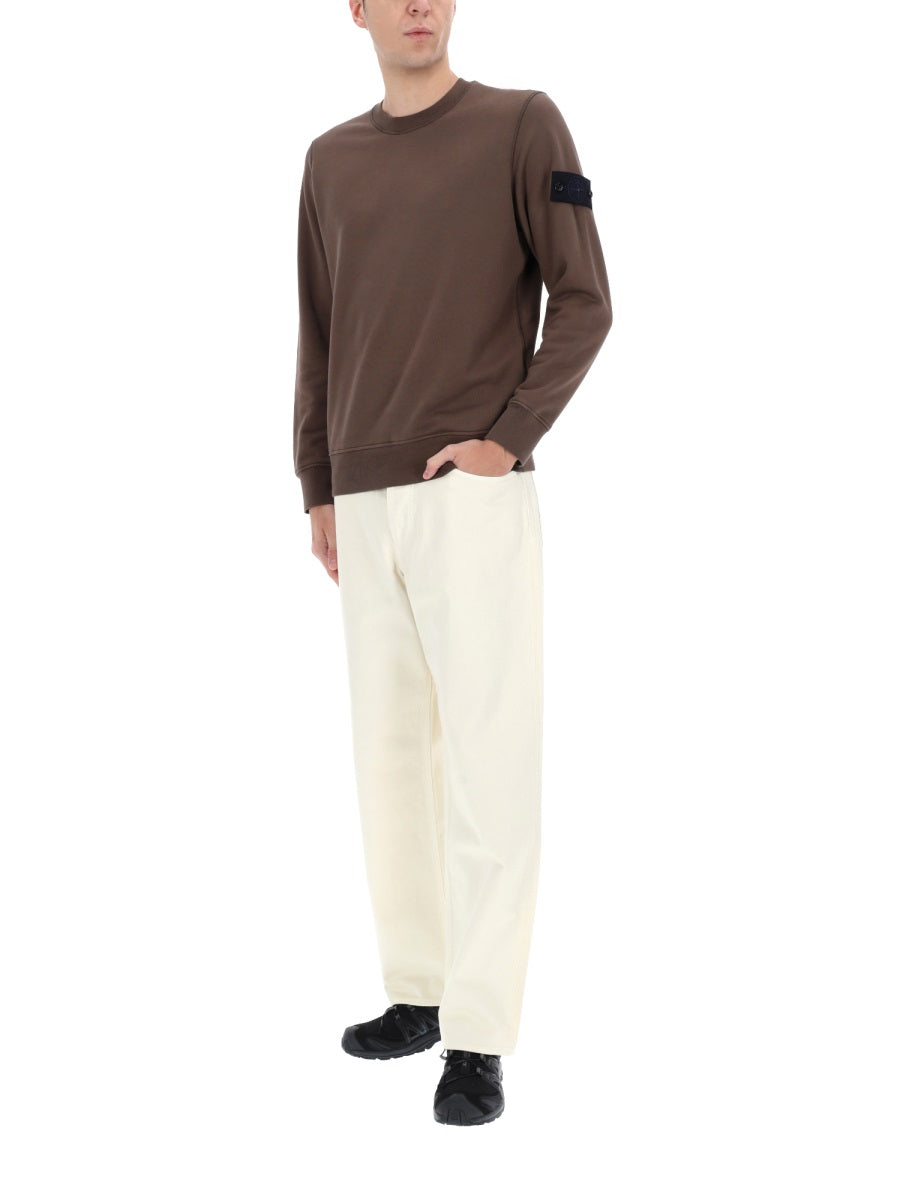 Stone Island Pantaloni - Ivory | f98ca24481921c19c64da4ebbfb29cfcb48ea184
