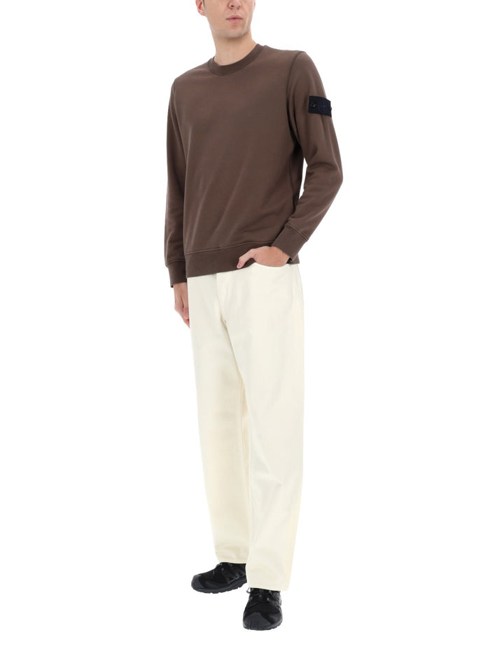 Stone Island Pantaloni - Ivory | f98ca24481921c19c64da4ebbfb29cfcb48ea184