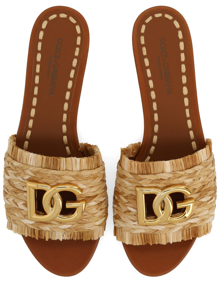 Dolce & Gabbana Sandali - Beige | cf09d8bc6670b3cb14d889db9dbc6227e1ce7bb5