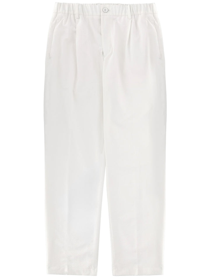 Herno Pantaloni - White | 4e420c7b353ba4cb0e799010ec079506c23aa11a