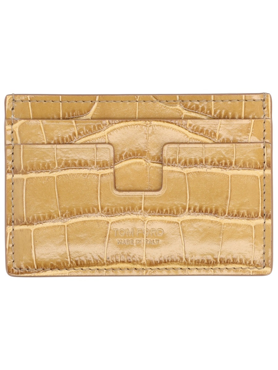 Tom Ford Portafogli e Portacarte - Yellow | 028cbd785c6bb0d8c008150446cb09c85bd95d04