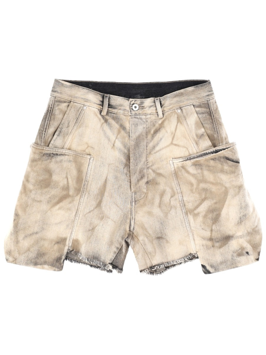 Rick Owens X Drkshdw Shorts - Beige | 42ff52594260bf258f82314eff952fdb47aca7e6