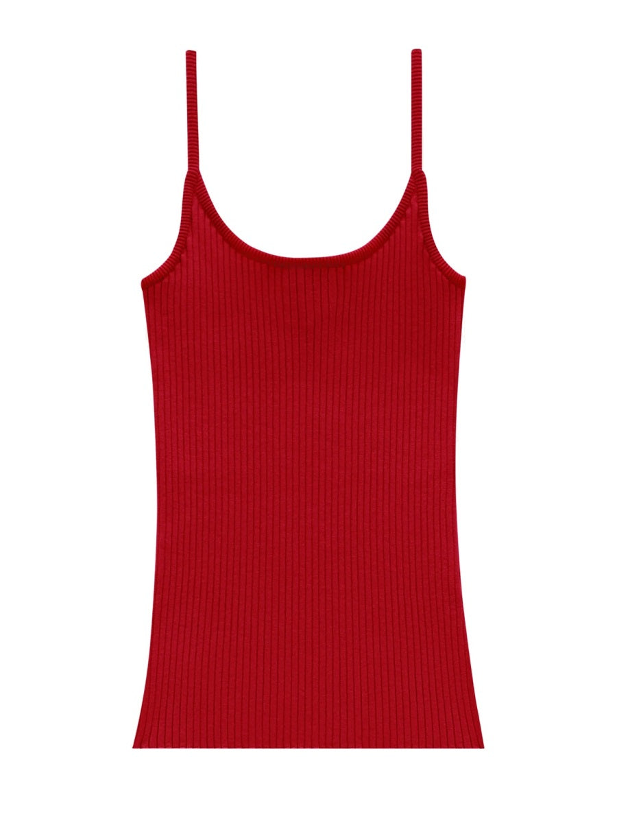 CourrèGes Top - Red | 7d838dcc7064f56bf133ff48d0d3055547ee2ba4
