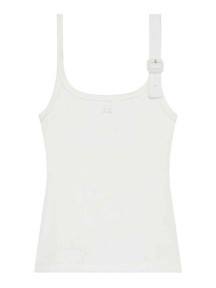 CourrèGes Top - White | 53e292295d1fcbb10781df99a7ef7bad49b5d12d